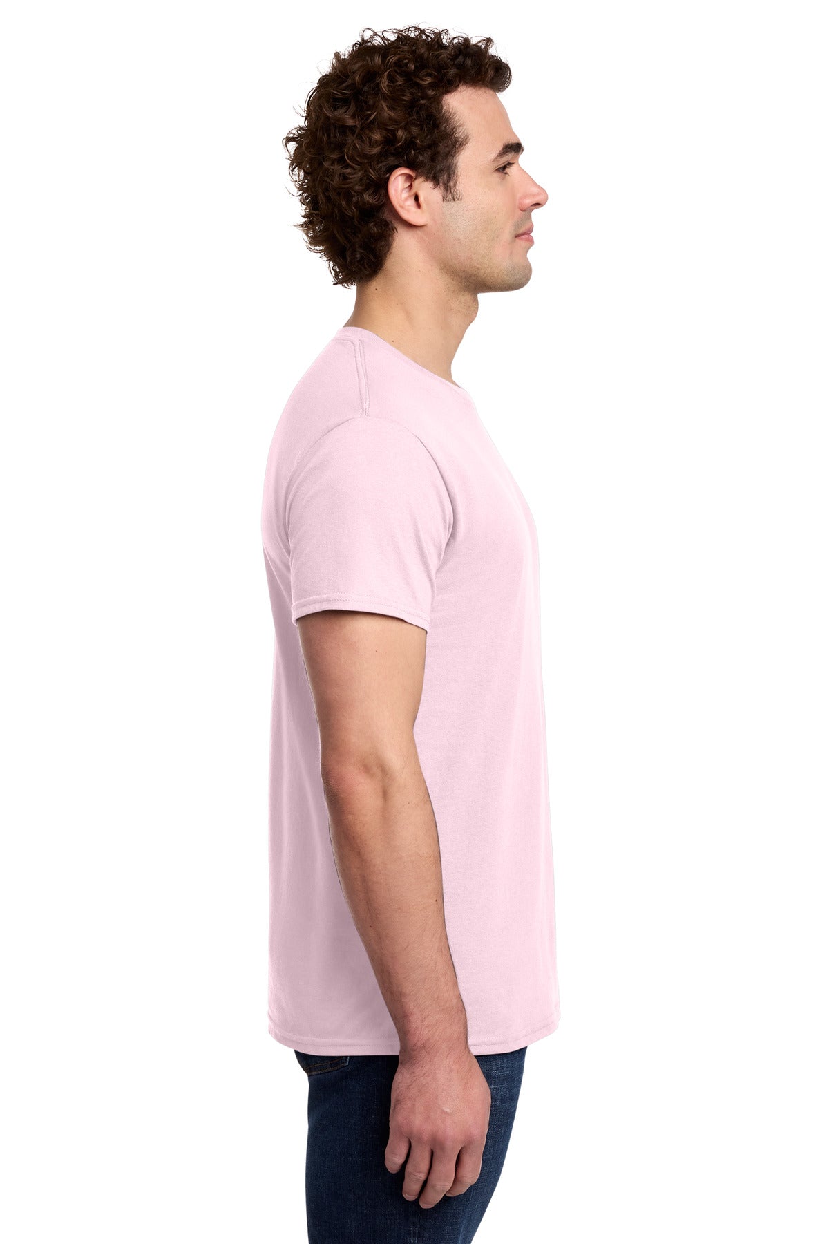 Gildan Light Cotton Tee 3000 - Light Pink - side