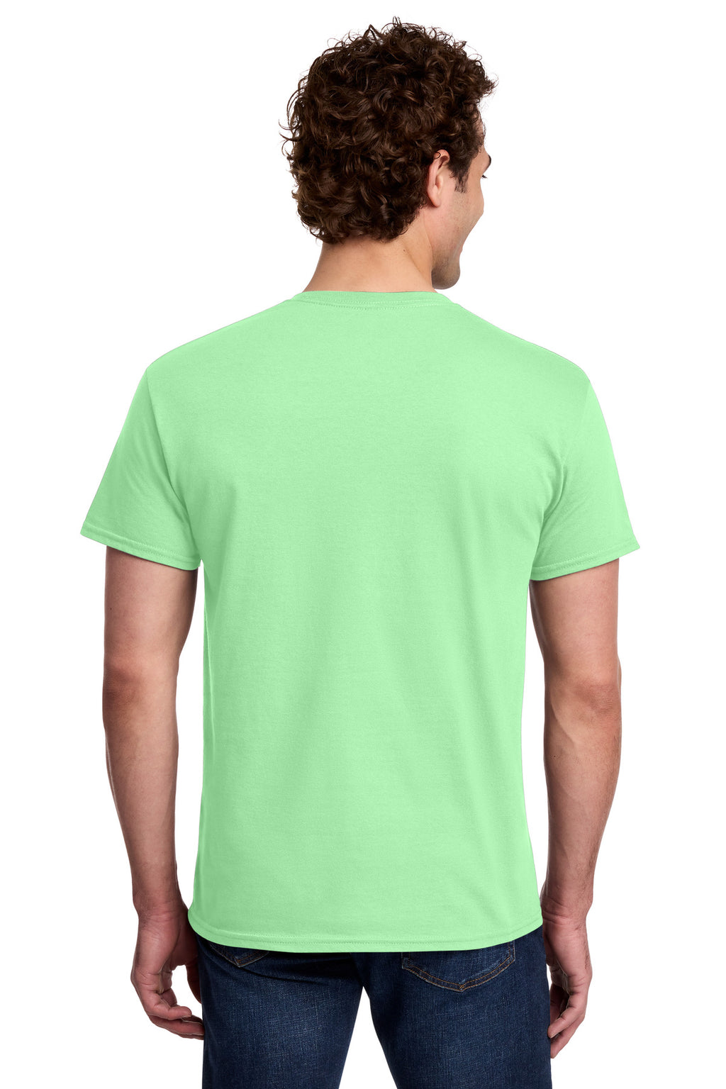 Gildan Light Cotton Tee 3000 - Mint Green - back