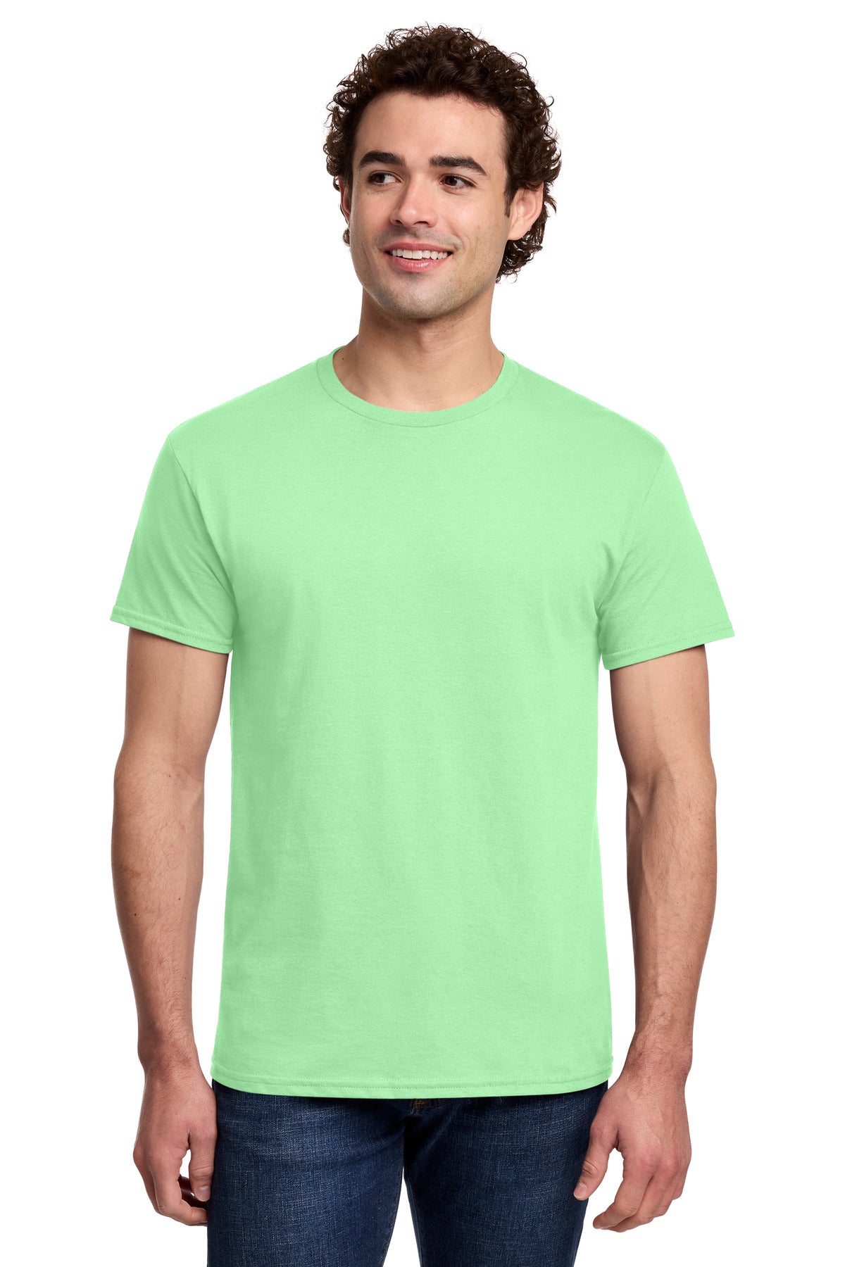 Gildan Light Cotton Tee 3000 - Mint Green - front