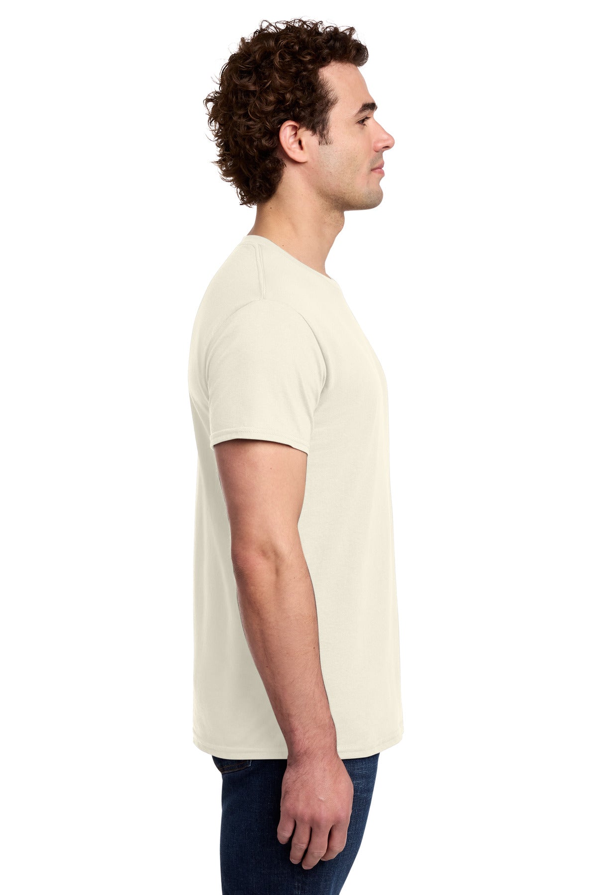 Gildan Light Cotton Tee 3000 - Natural - side