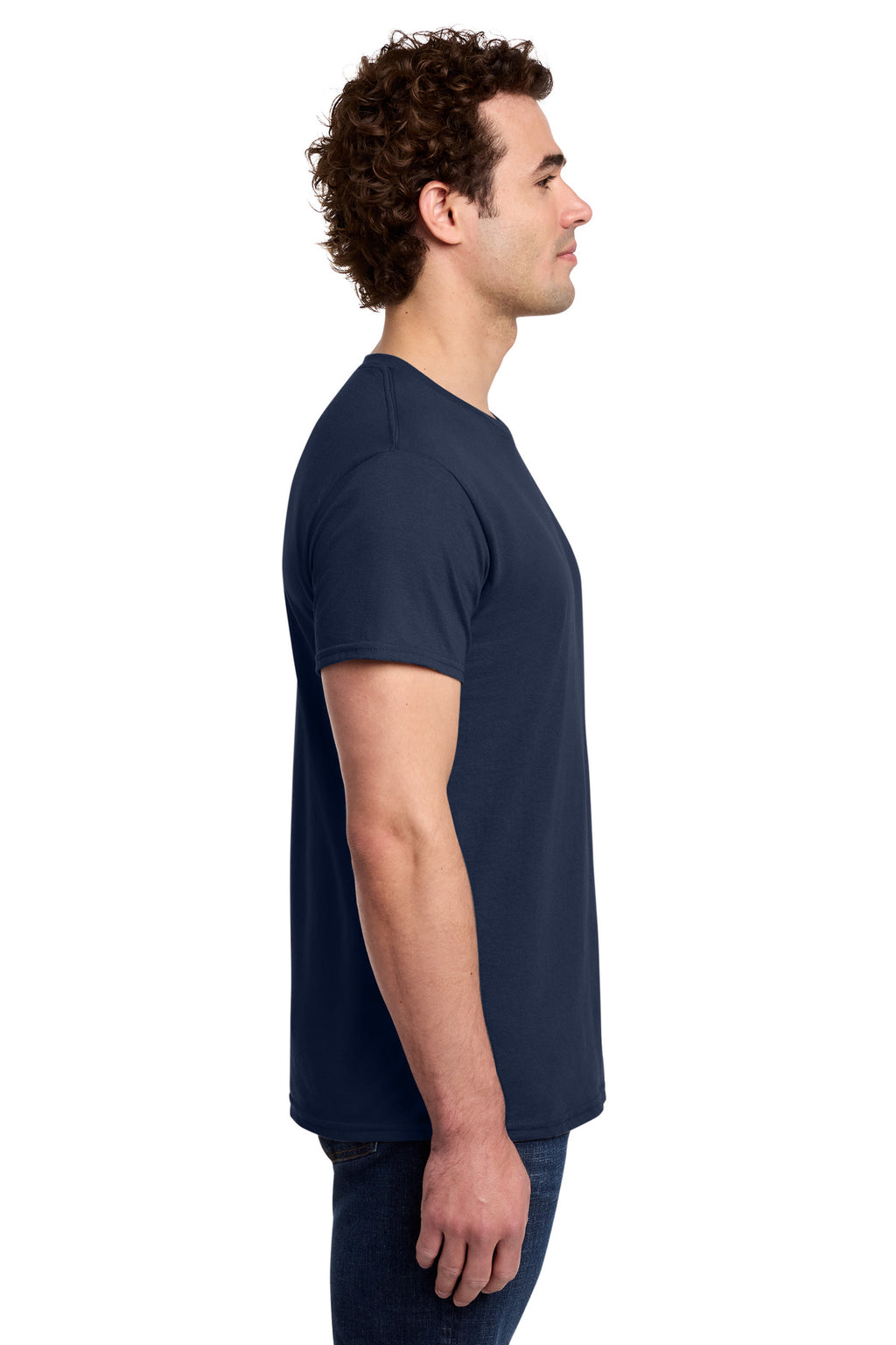 Gildan Light Cotton Tee 3000 - Navy - side