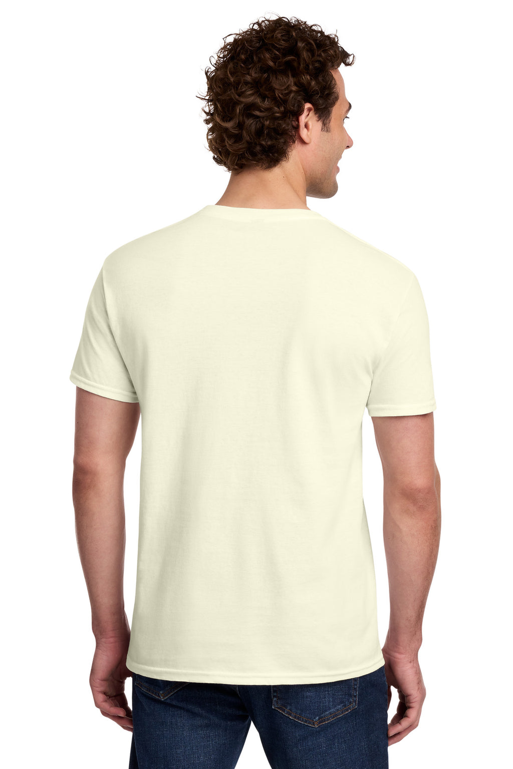 Gildan Light Cotton Tee 3000 - Off White - back