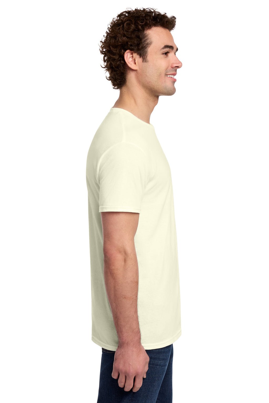 Gildan Light Cotton Tee 3000 - Off White - side