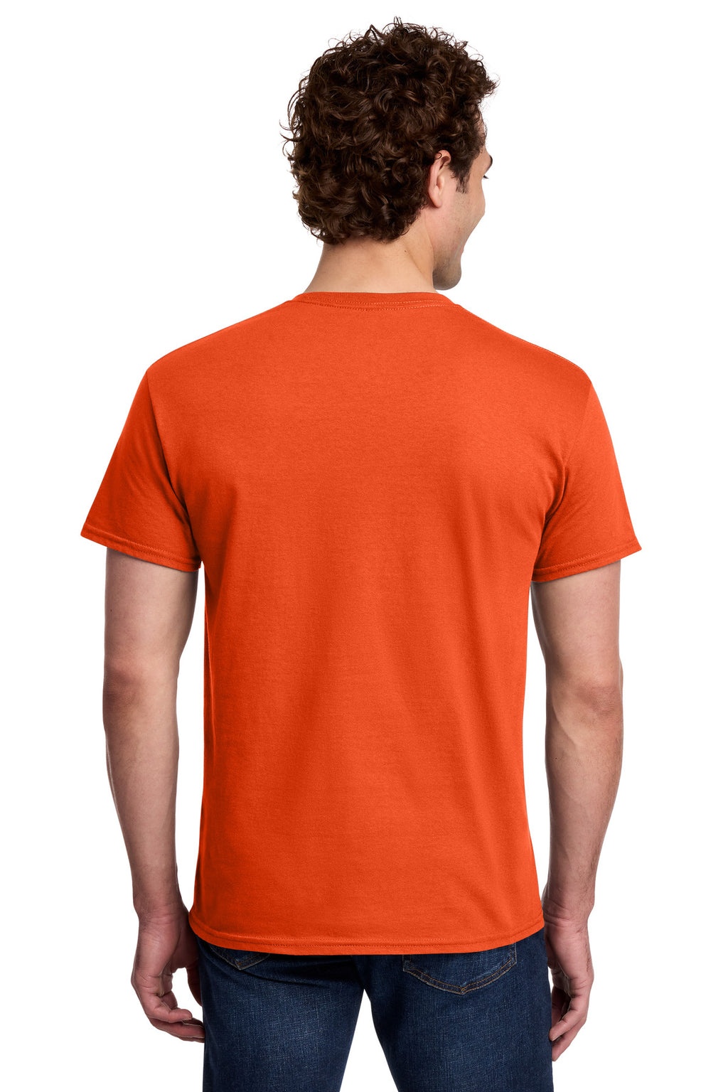 Gildan Light Cotton Tee 3000 - Orange - back