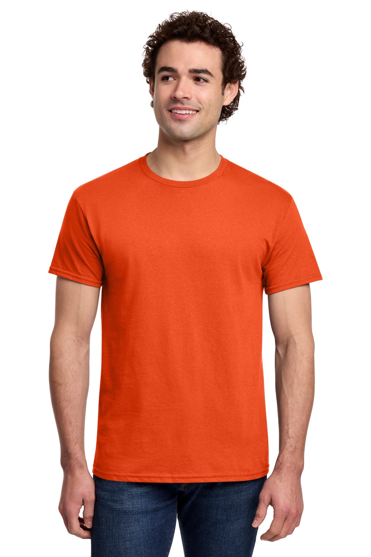 Gildan Light Cotton Tee 3000 - Orange - front