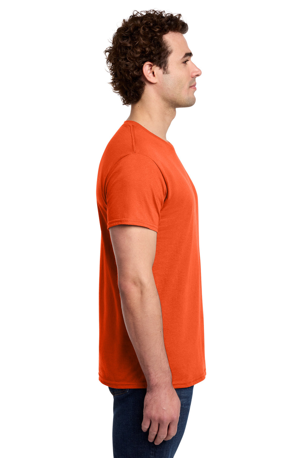 Gildan Light Cotton Tee 3000 - Orange - side