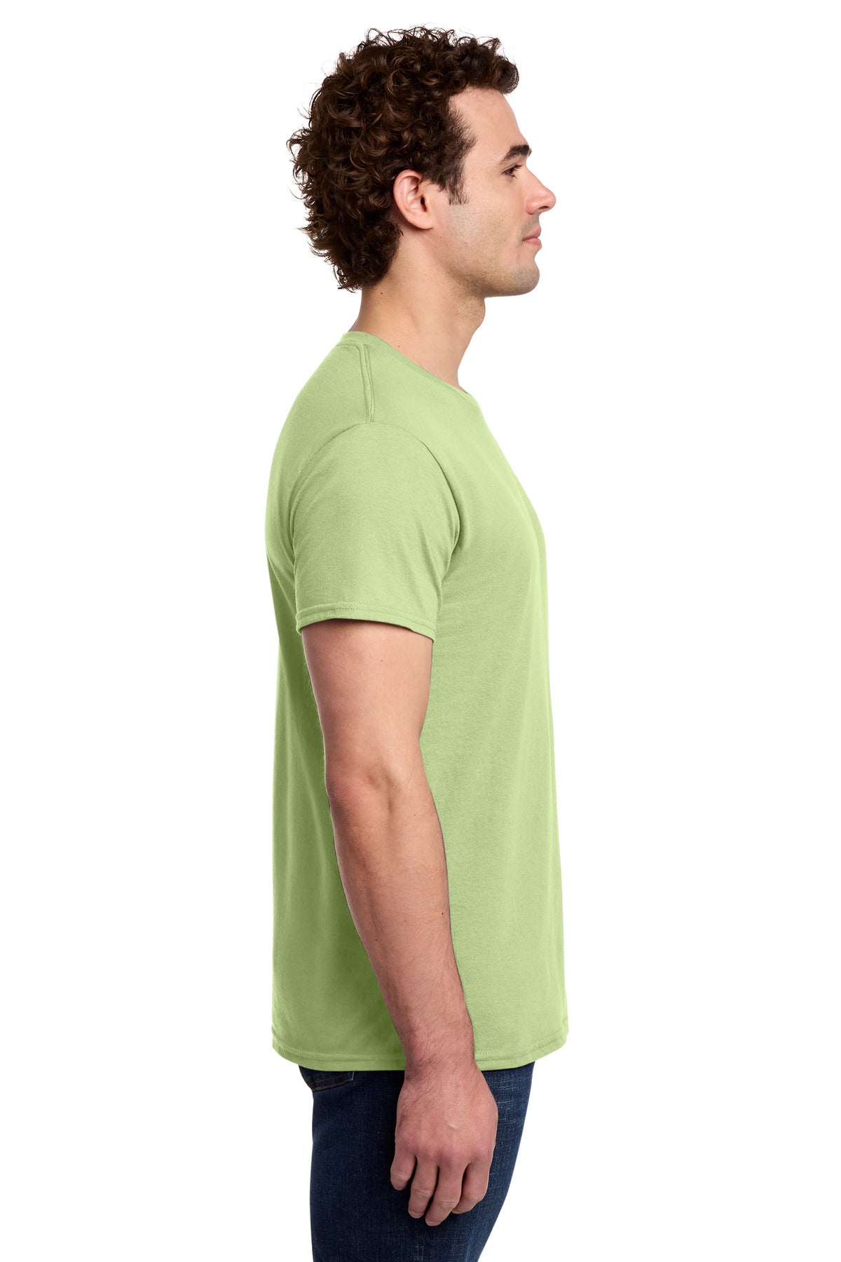 Gildan Light Cotton Tee 3000 - Pistachio - side