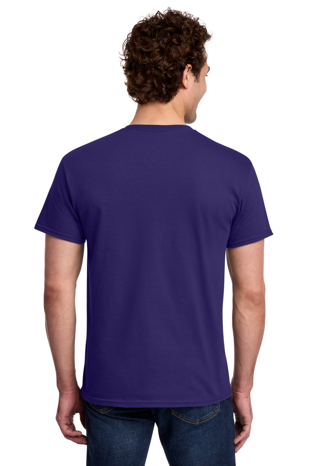 Gildan Light Cotton Tee 3000 - Purple - back