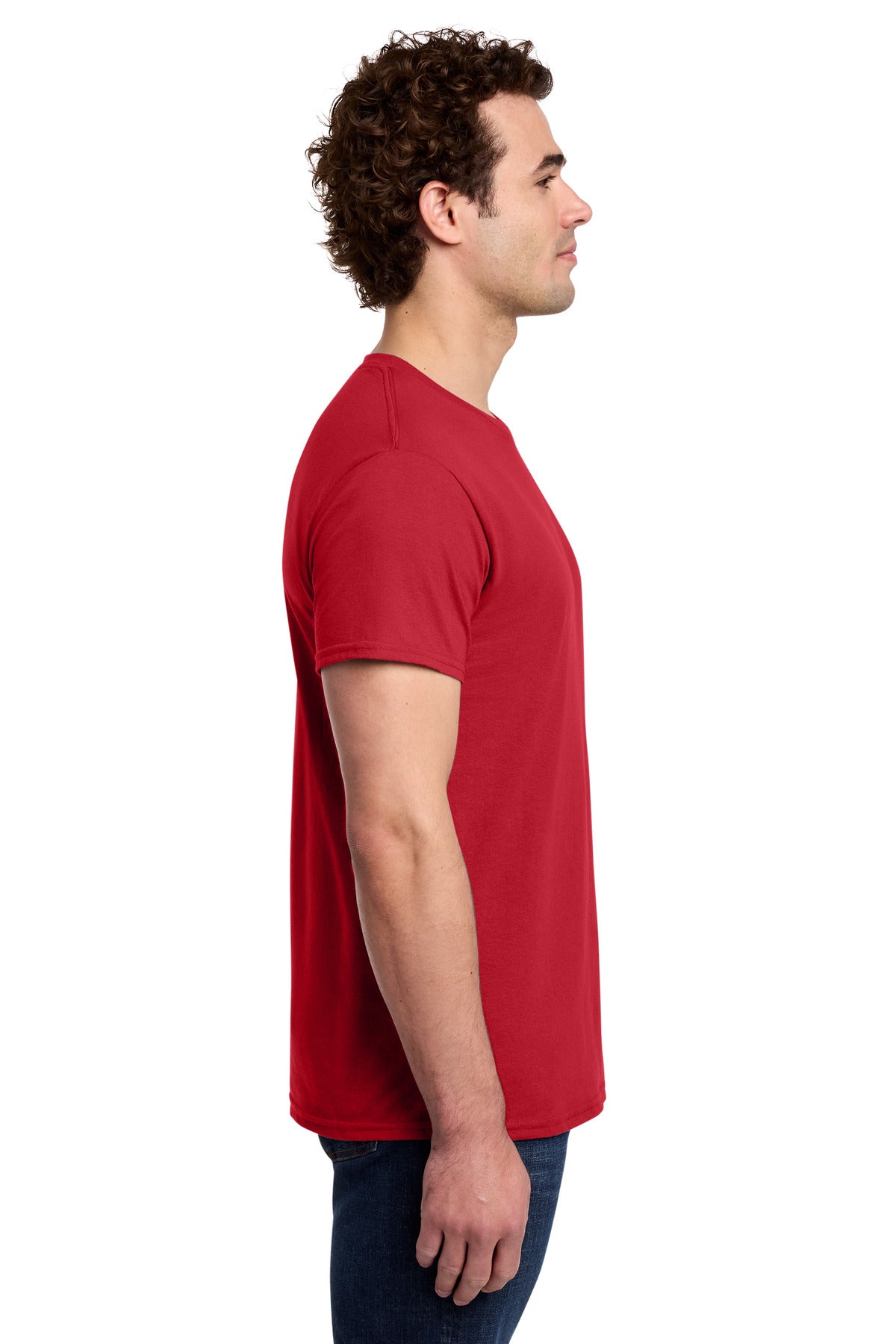 Gildan Light Cotton Tee 3000 - Red - side