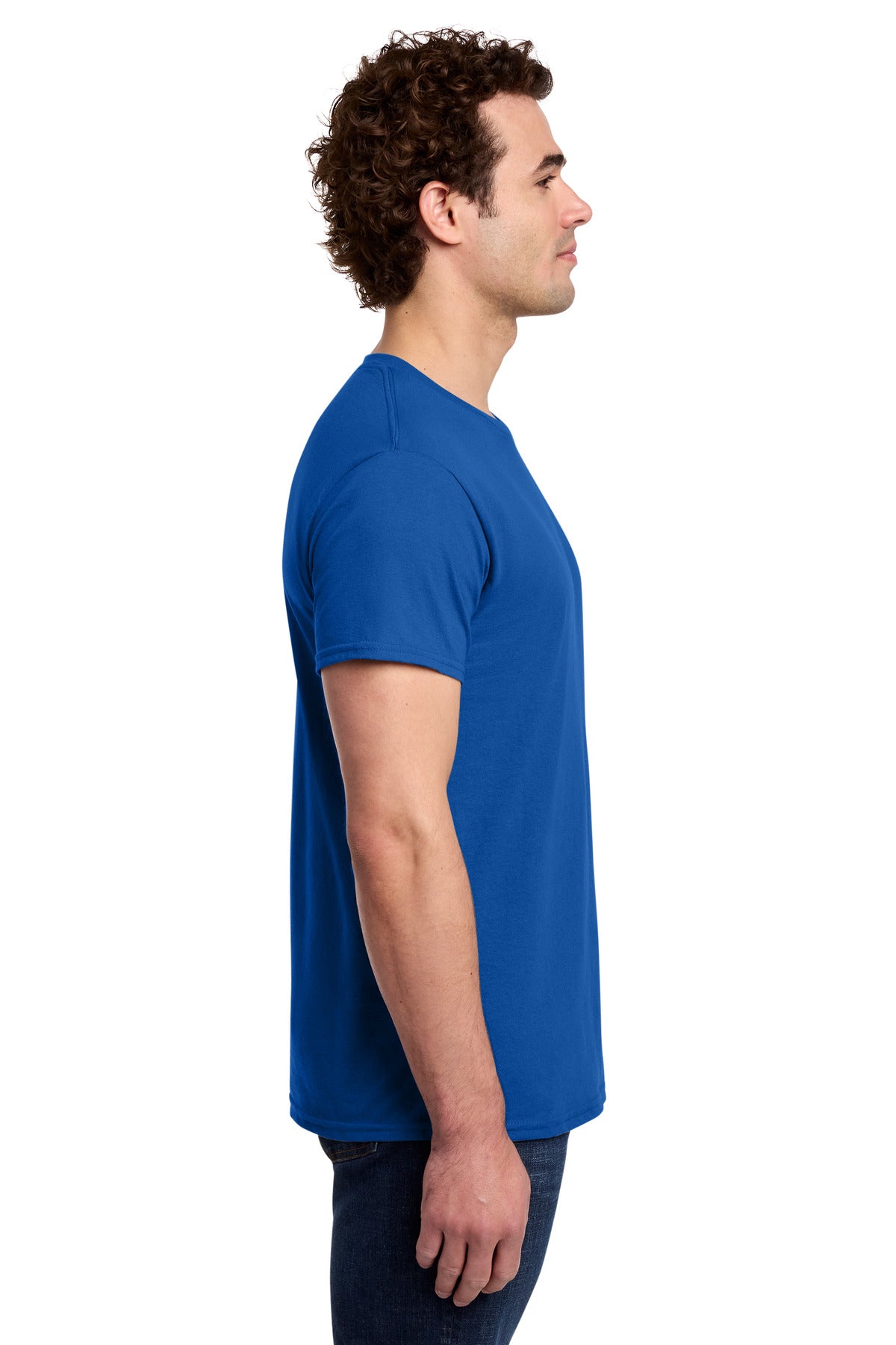 Gildan Light Cotton Tee 3000 - Royal - side