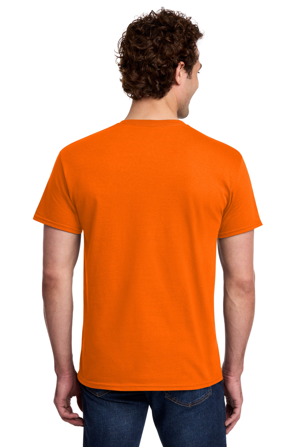 Gildan Light Cotton Tee 3000 - S. Orange - back