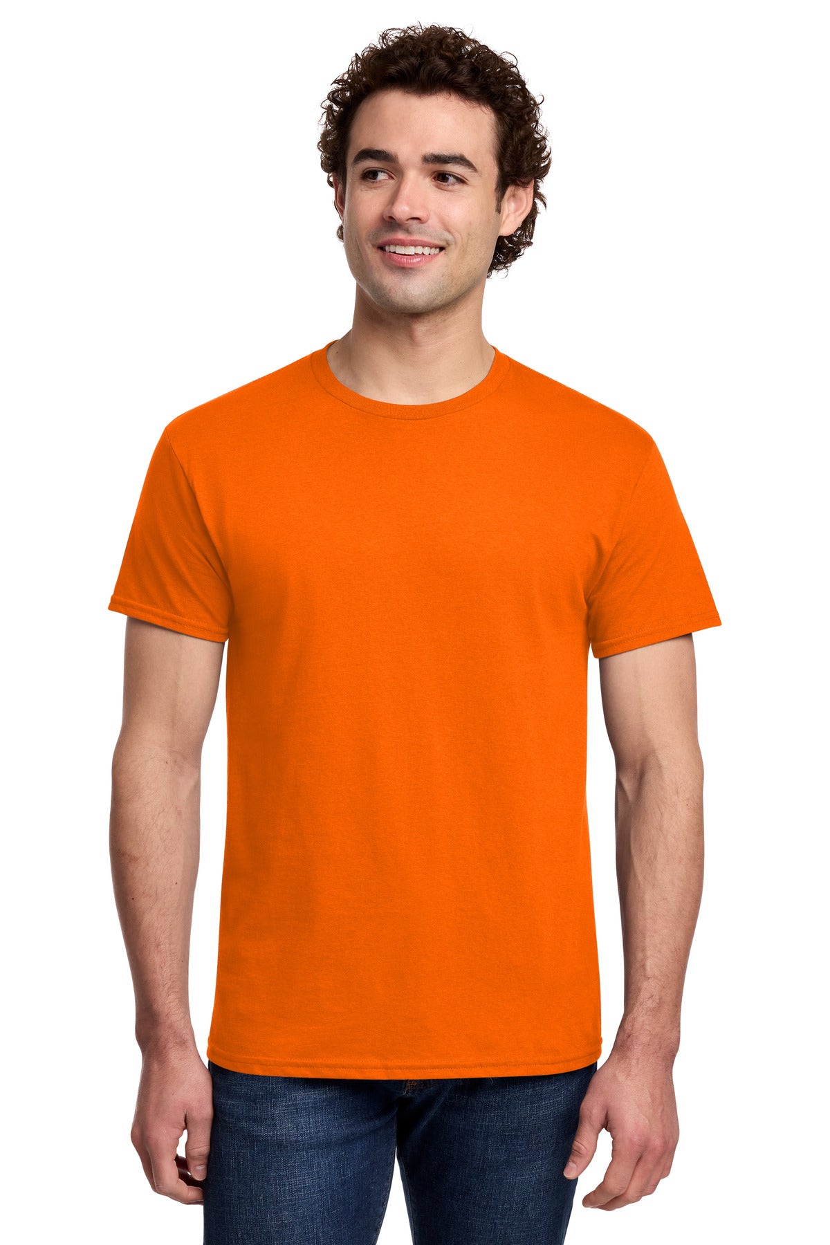 Gildan Light Cotton Tee 3000 - S. Orange - front