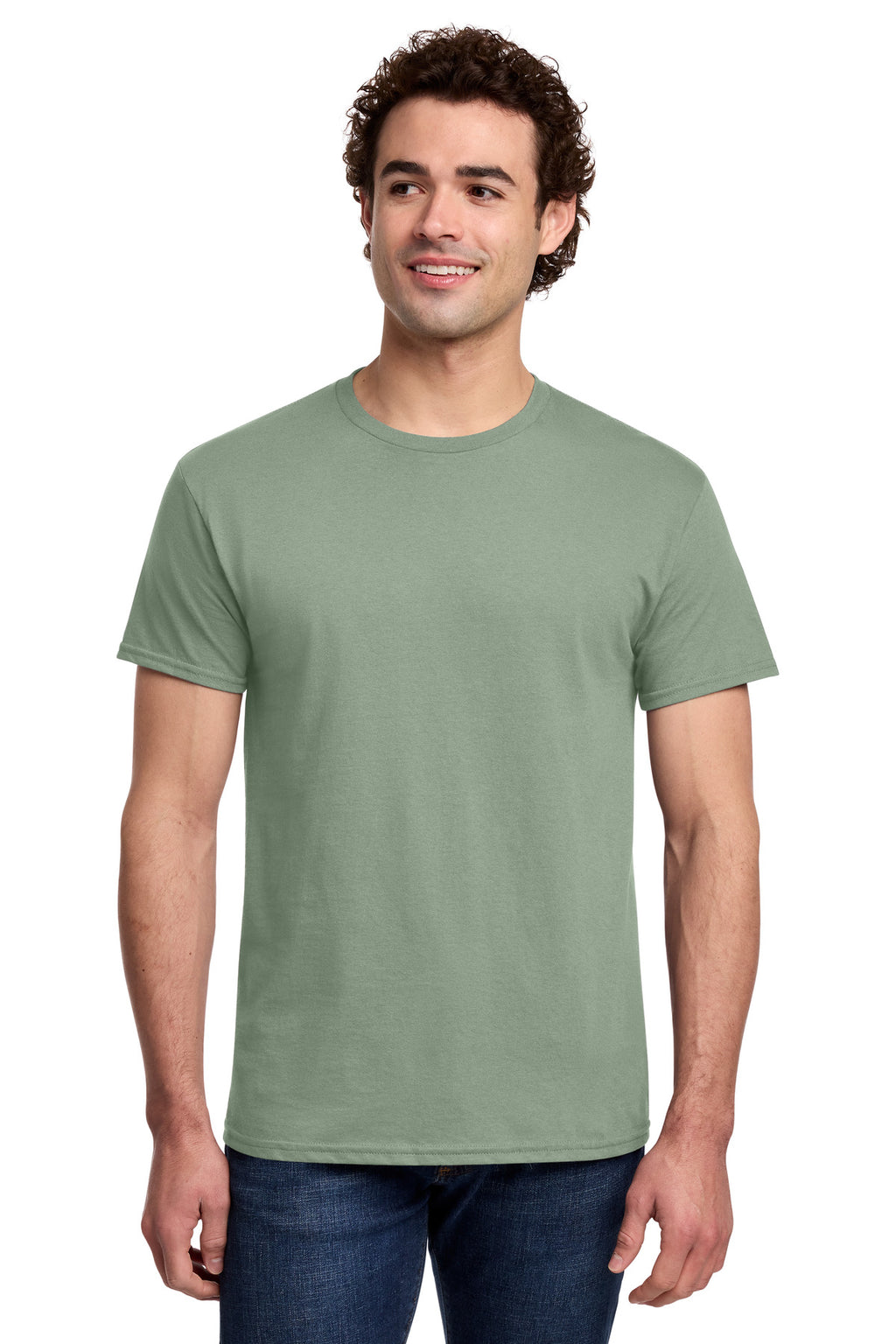 Gildan Light Cotton Tee 3000 - Sage - front