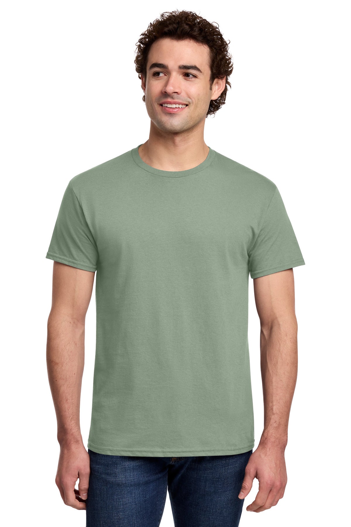 Gildan Light Cotton Tee 3000 - Sage - front