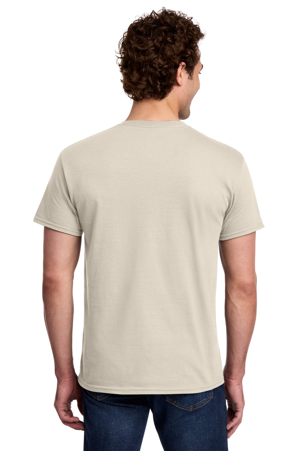 Gildan Light Cotton Tee 3000 - Sand - back