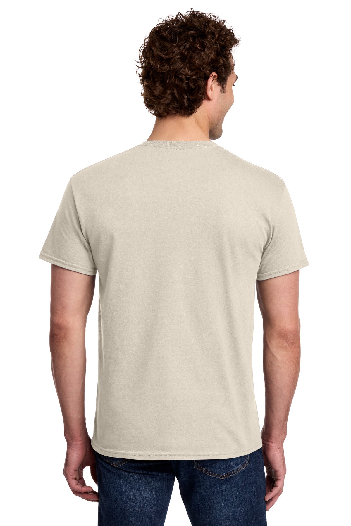 Gildan Light Cotton Tee 3000 - Sand - back