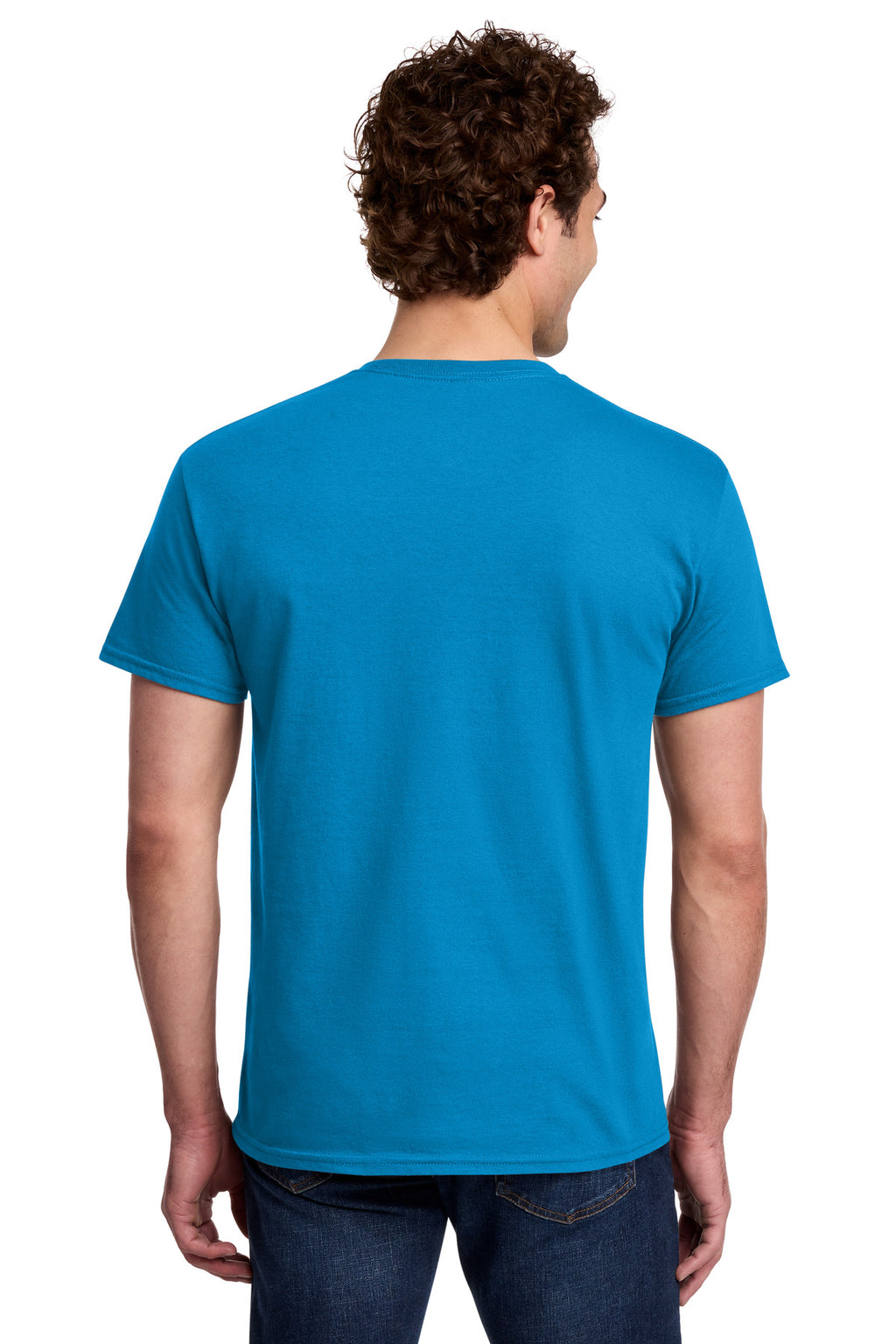 Gildan Light Cotton Tee 3000 - Sapphire - back