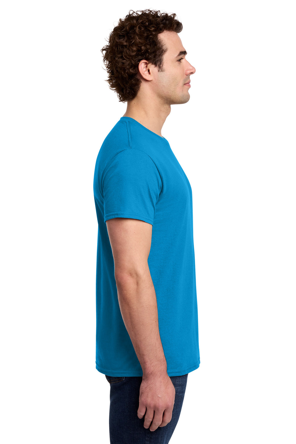 Gildan Light Cotton Tee 3000 - Sapphire - side