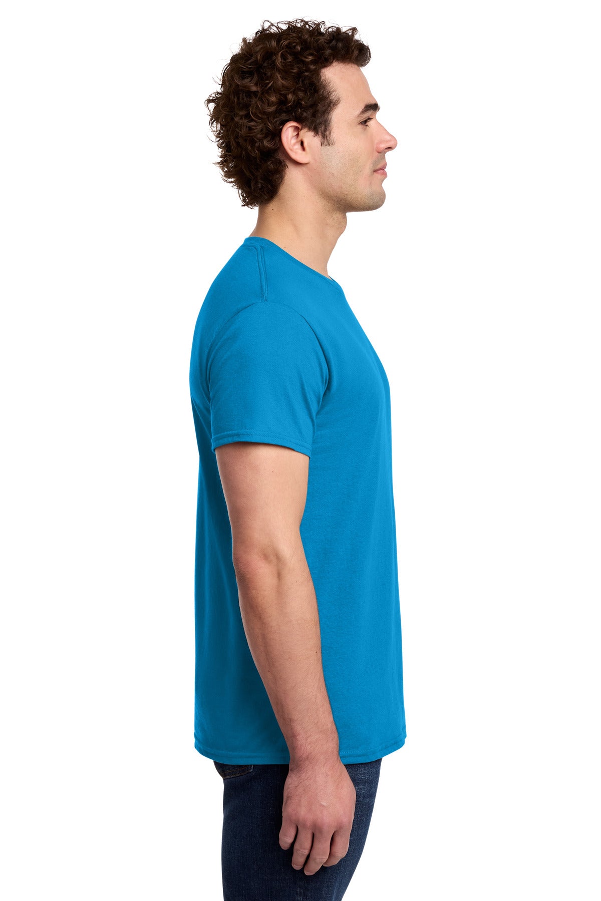 Gildan Light Cotton Tee 3000 - Sapphire - side