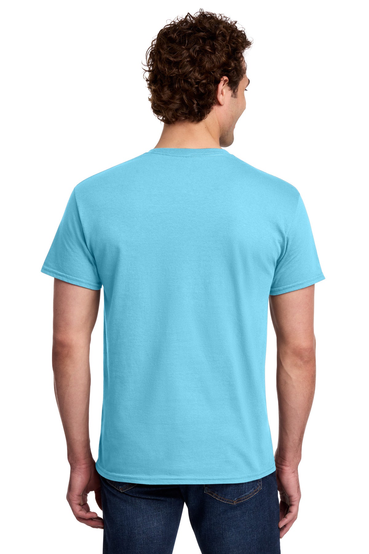 Gildan Light Cotton Tee 3000 - Sky - back