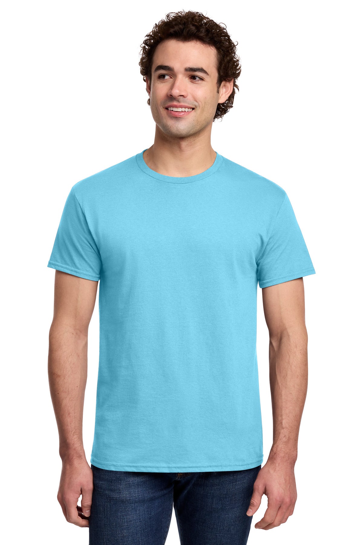 Gildan Light Cotton Tee 3000 - Sky - front