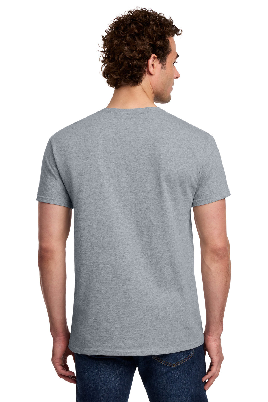 Gildan Light Cotton Tee 3000 - Sport Grey - back