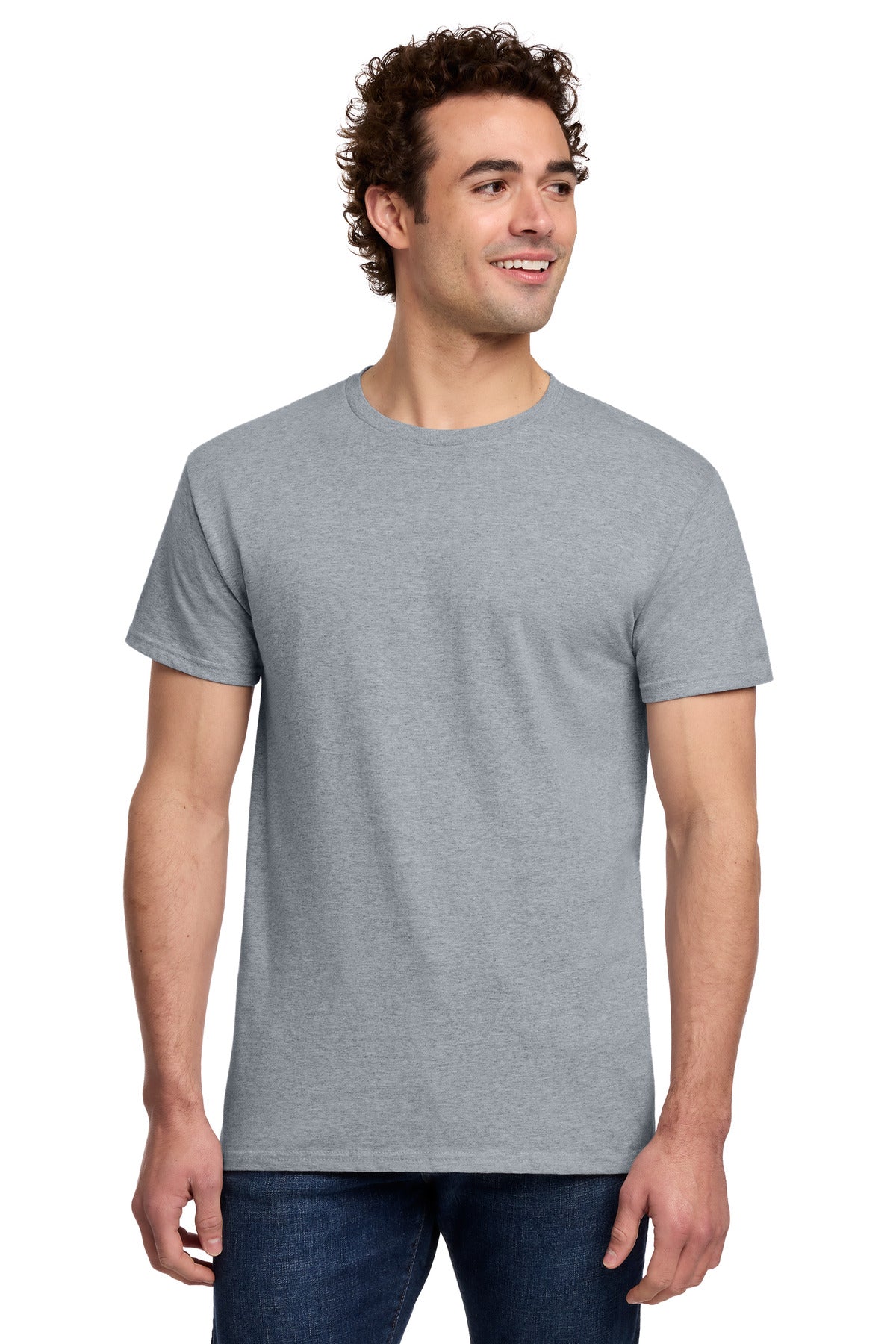 Gildan Light Cotton Tee 3000 - Sport Grey - front