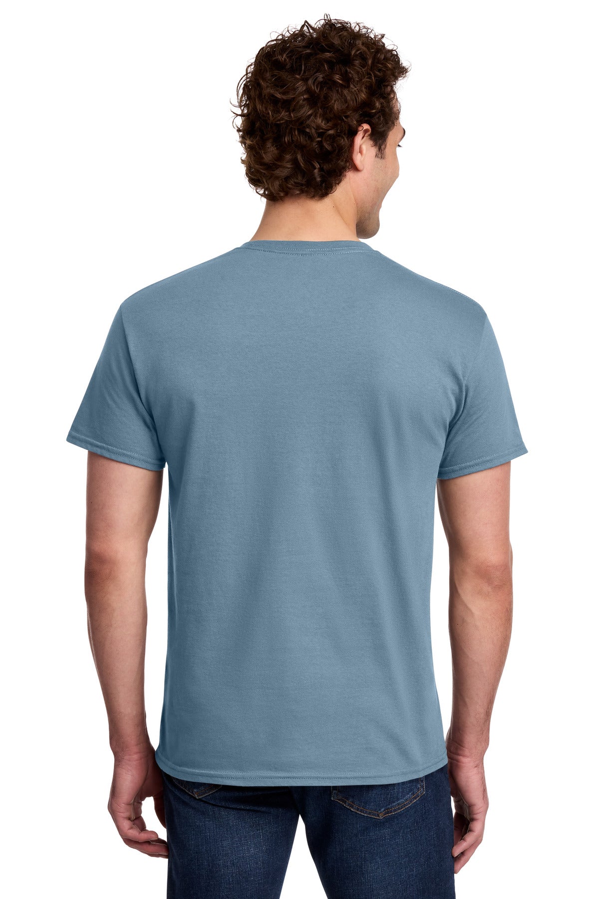 Gildan Light Cotton Tee 3000 - Stone Blue - back