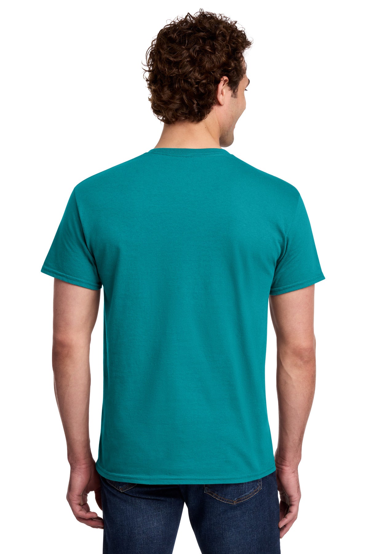 Gildan Light Cotton Tee 3000 - Tropical Blue - back