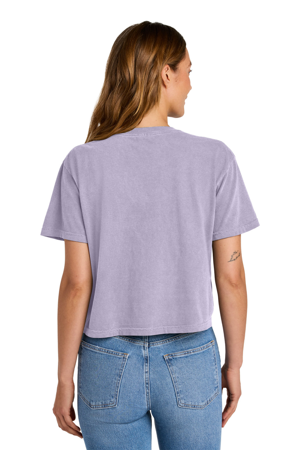Comfort Colors Women's Heavyweight Boxy Tee 3023CL - Orchid - back