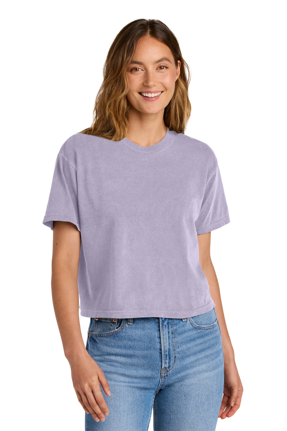 Comfort Colors Women's Heavyweight Boxy Tee 3023CL - Orchid - front
