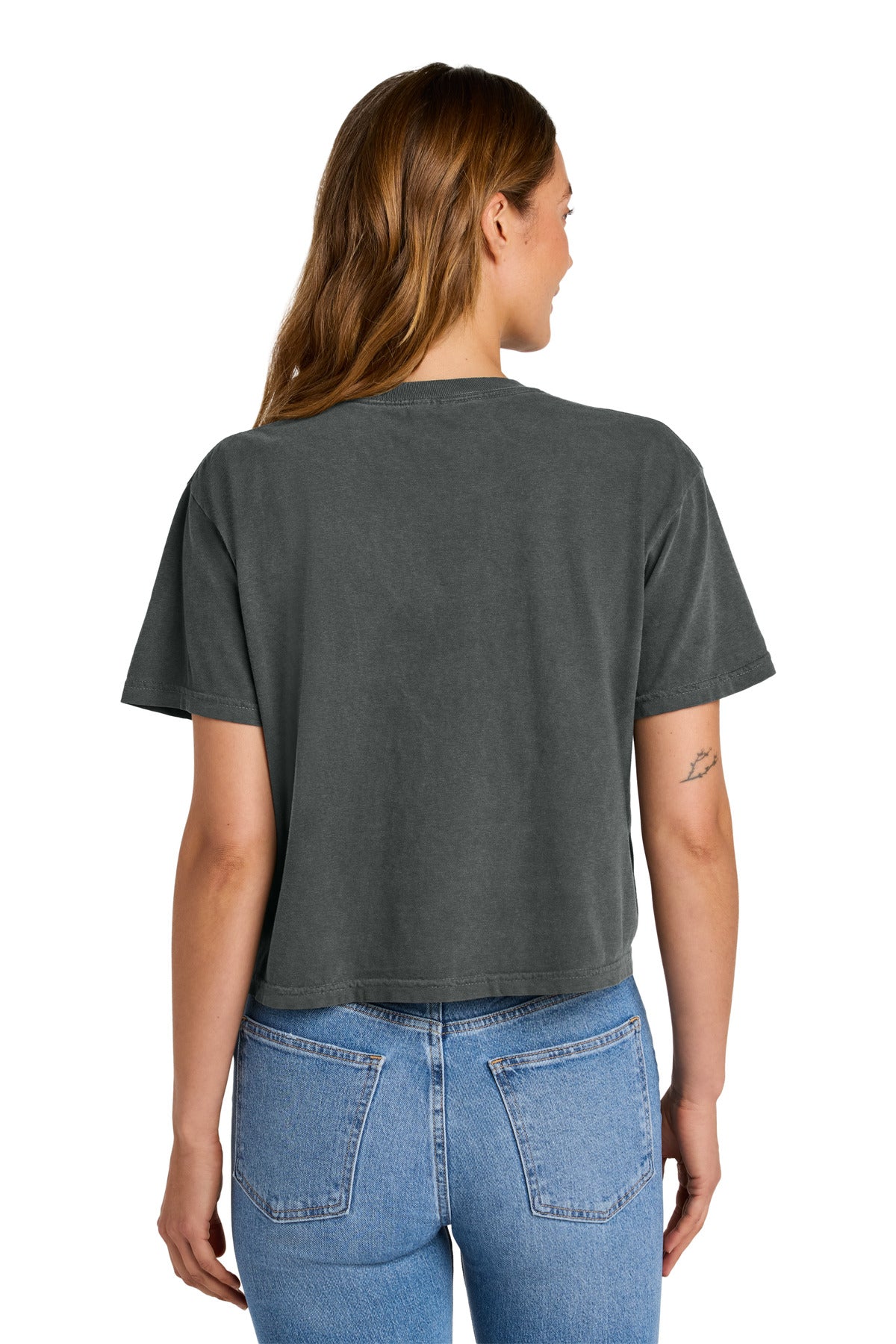 Comfort Colors Women's Heavyweight Boxy Tee 3023CL - Pepper - back