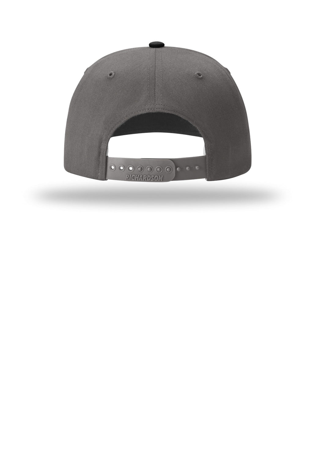 Richardson Solid Twill Trucker 312 - Black/ Charcoal - back