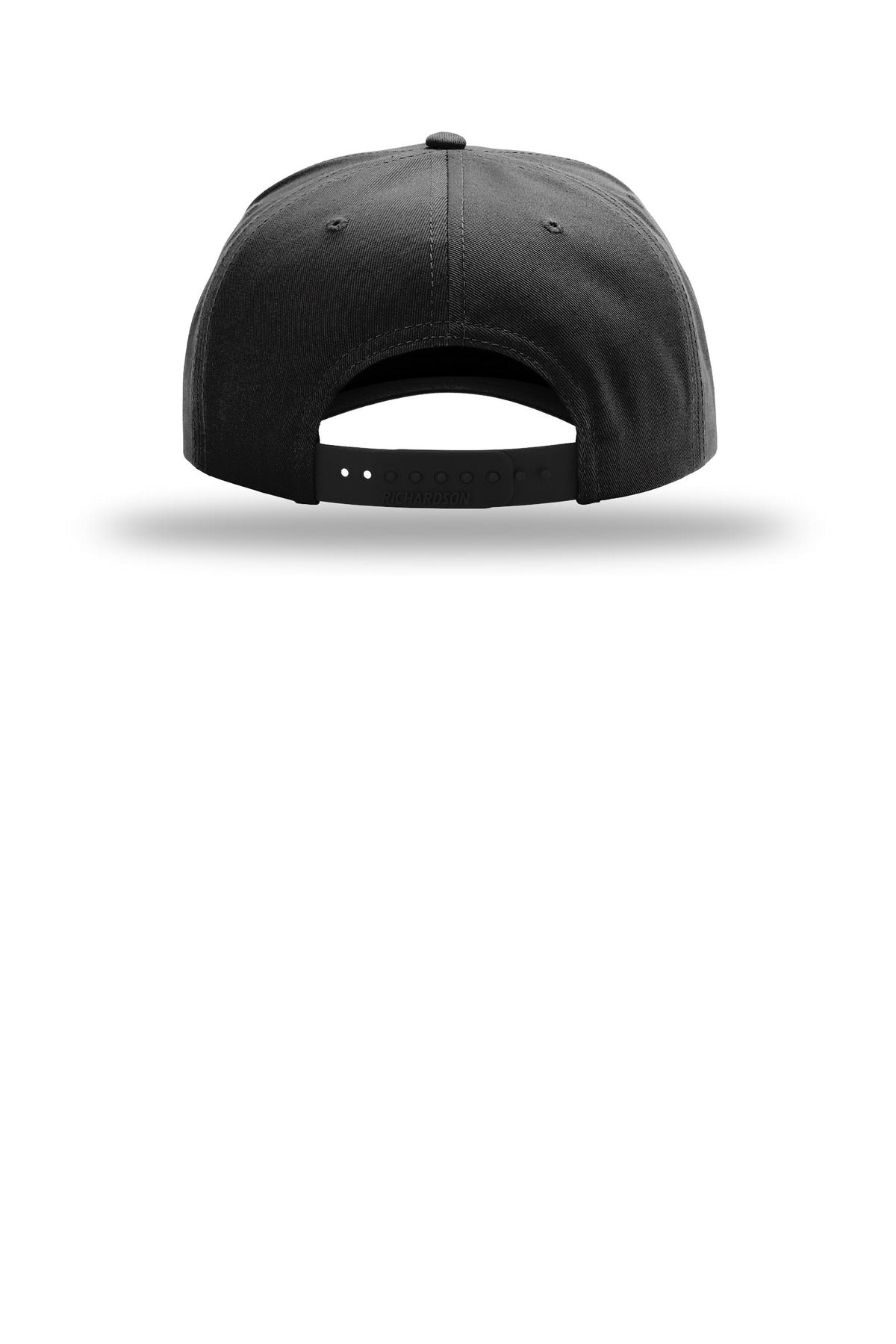 Richardson Full Fabric 5-Panel Champ 323FPC - Black - back