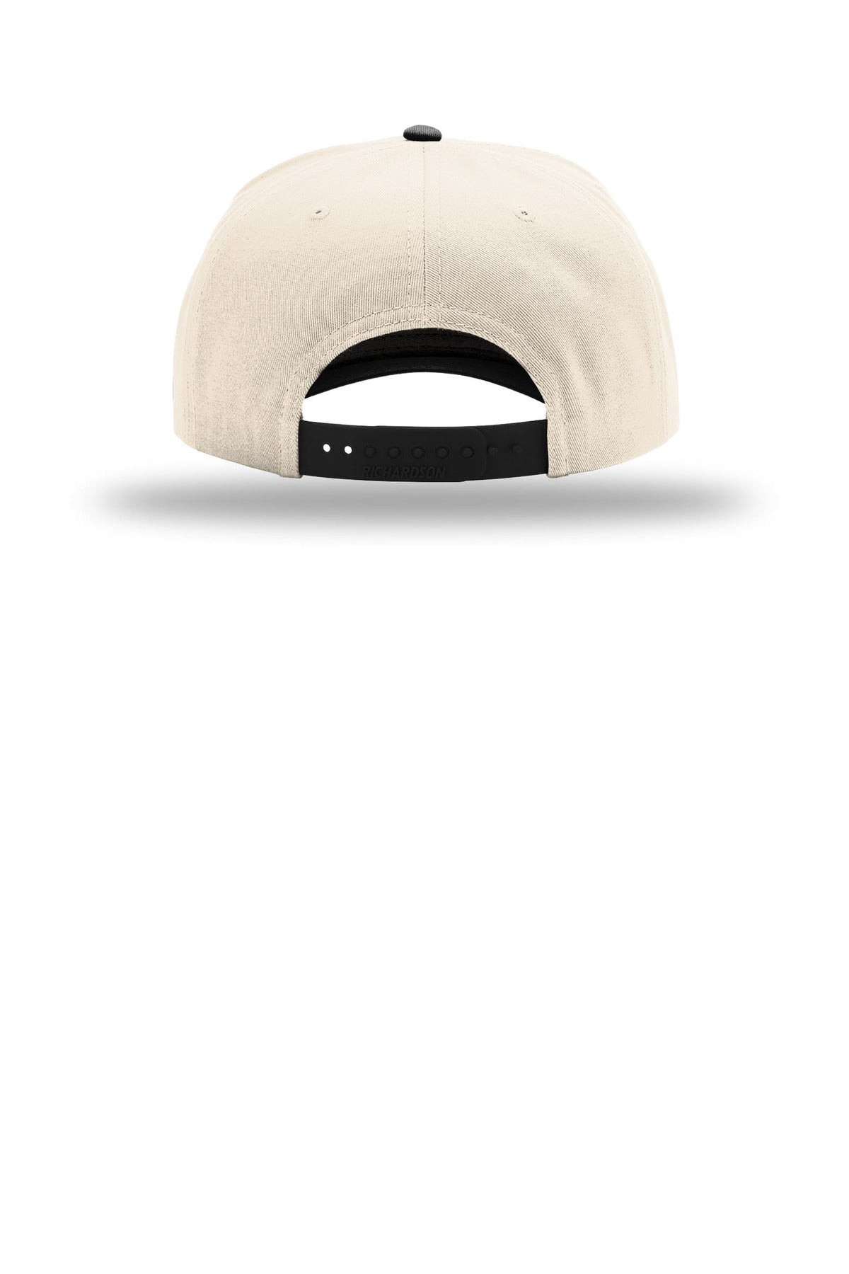 Richardson Full Fabric 5-Panel Champ 323FPC - Cream/ Cream/ Black - back