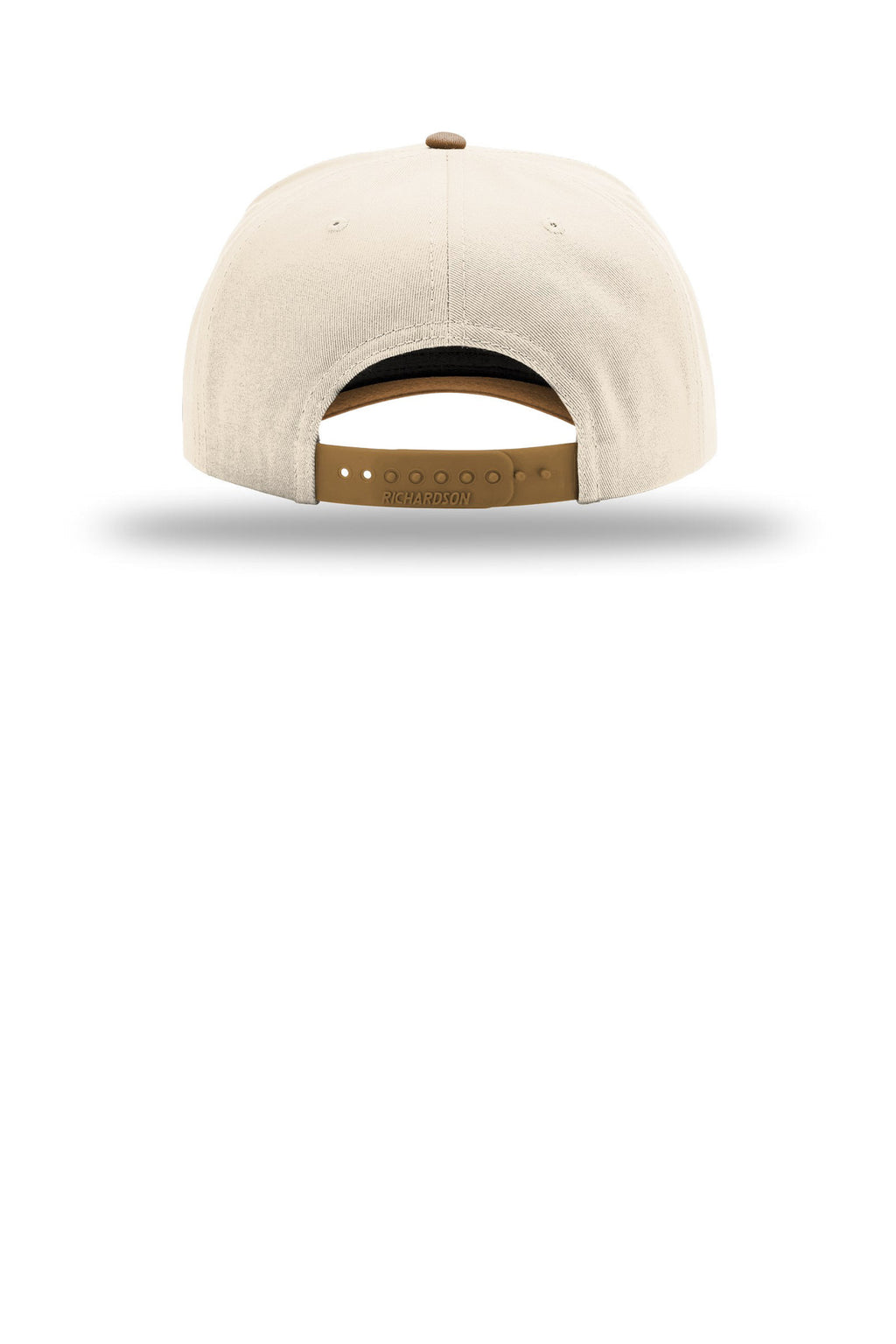 Richardson Full Fabric 5-Panel Champ 323FPC - Cream/ Cream/ Caramel - back