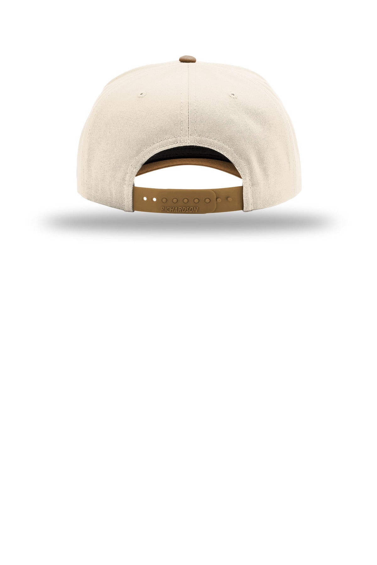 Richardson Full Fabric 5-Panel Champ 323FPC - Cream/ Cream/ Caramel - back