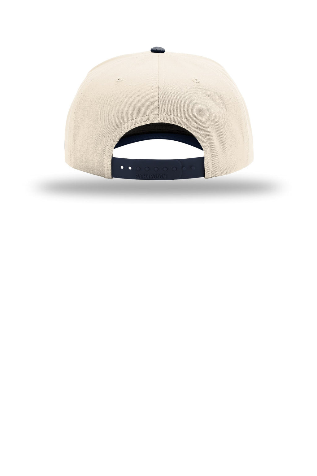 Richardson Full Fabric 5-Panel Champ 323FPC - Cream/ Cream/ Navy - back