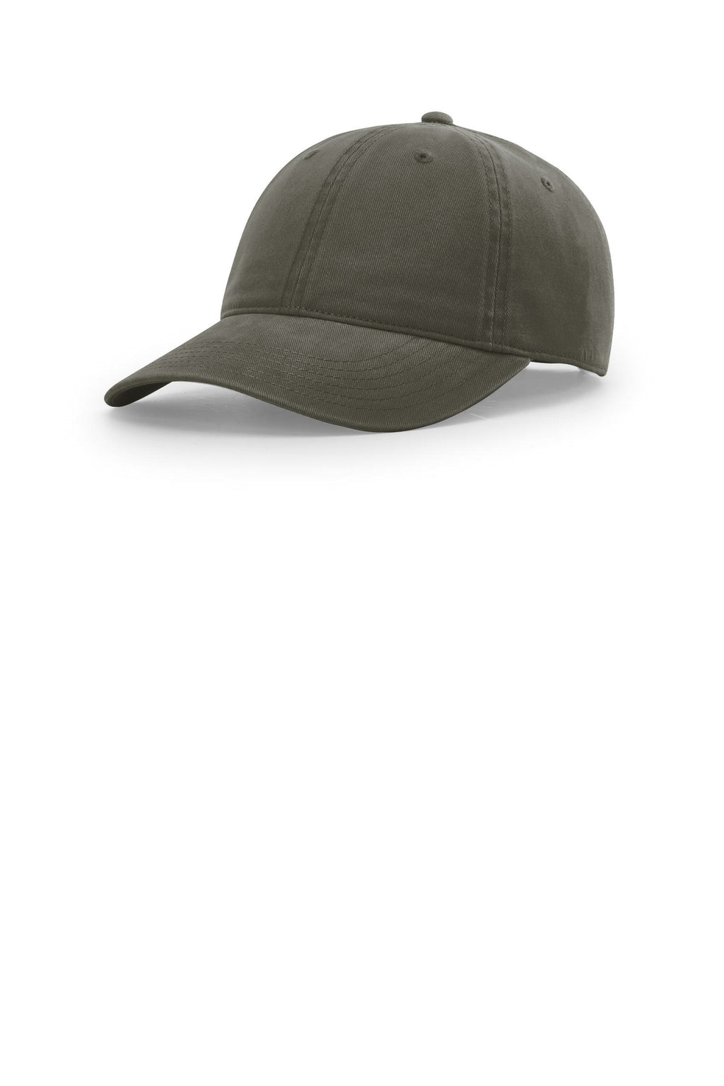 Richardson Peached Cotton Twill 326 - Army Green - front
