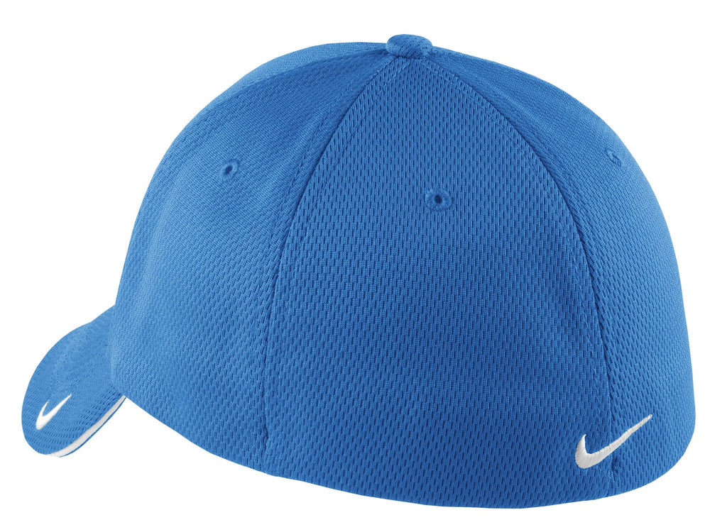 DISCONTINUED Nike Dri-FIT Mesh Swoosh Flex Sandwich Cap. 333115 - Pacific Blue - back