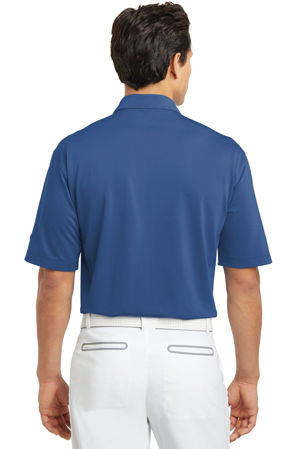 DISCONTINUED Nike Sphere Dry Diamond Polo. 354055 - Mountain Blue - back