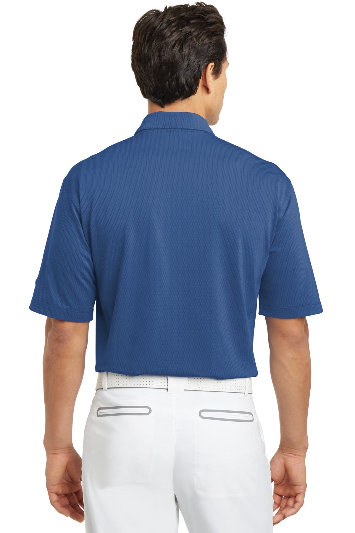 DISCONTINUED Nike Sphere Dry Diamond Polo. 354055 - Mountain Blue - back