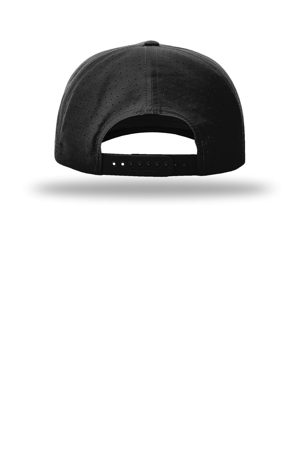 Richardson Laser Perf Performance Rope Cap 355 - Black/ Black Grey - back