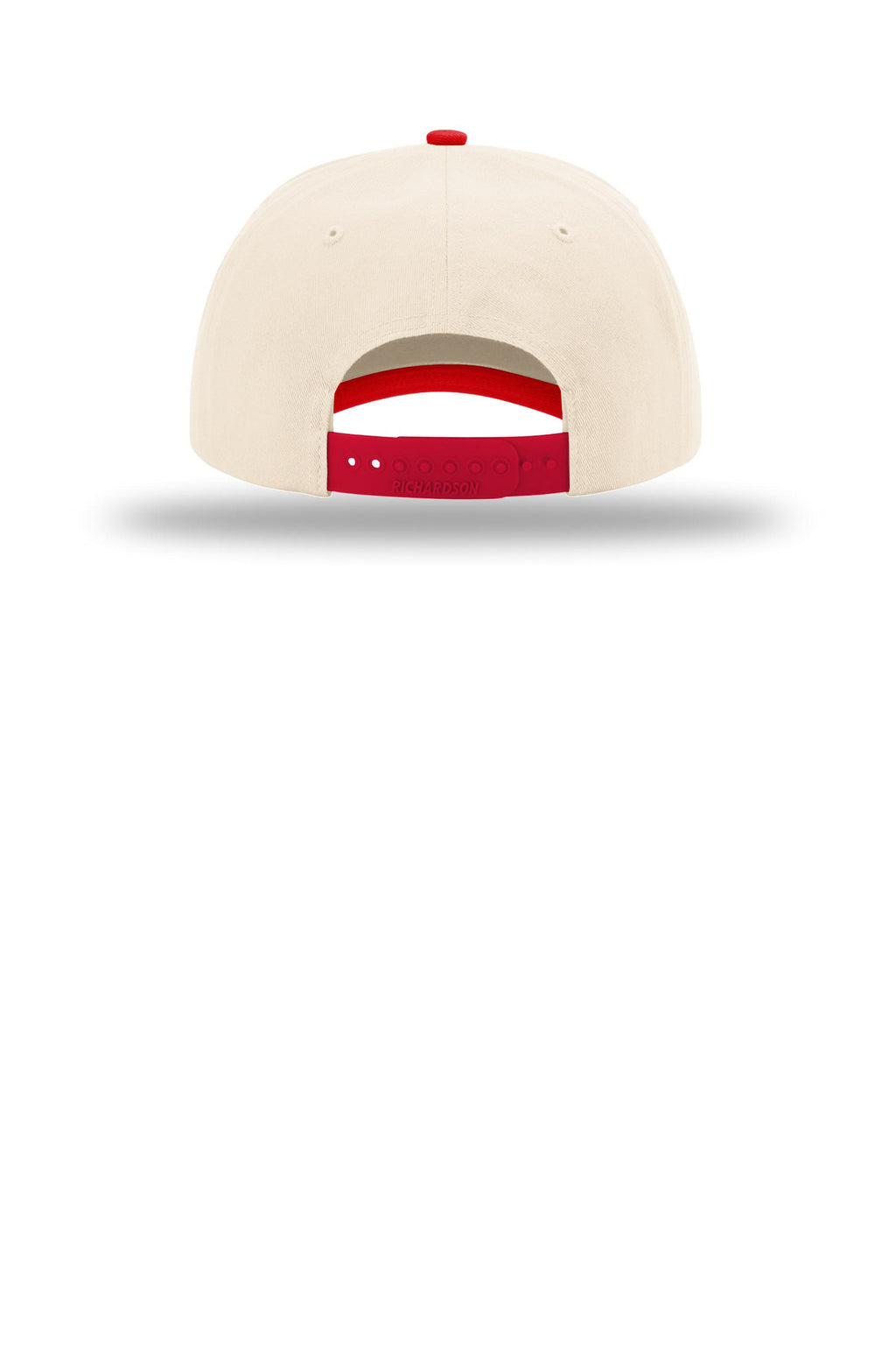 Richardson 5-Panel Relaxed Gramps 356 - Cream/ Cream/ Red - back