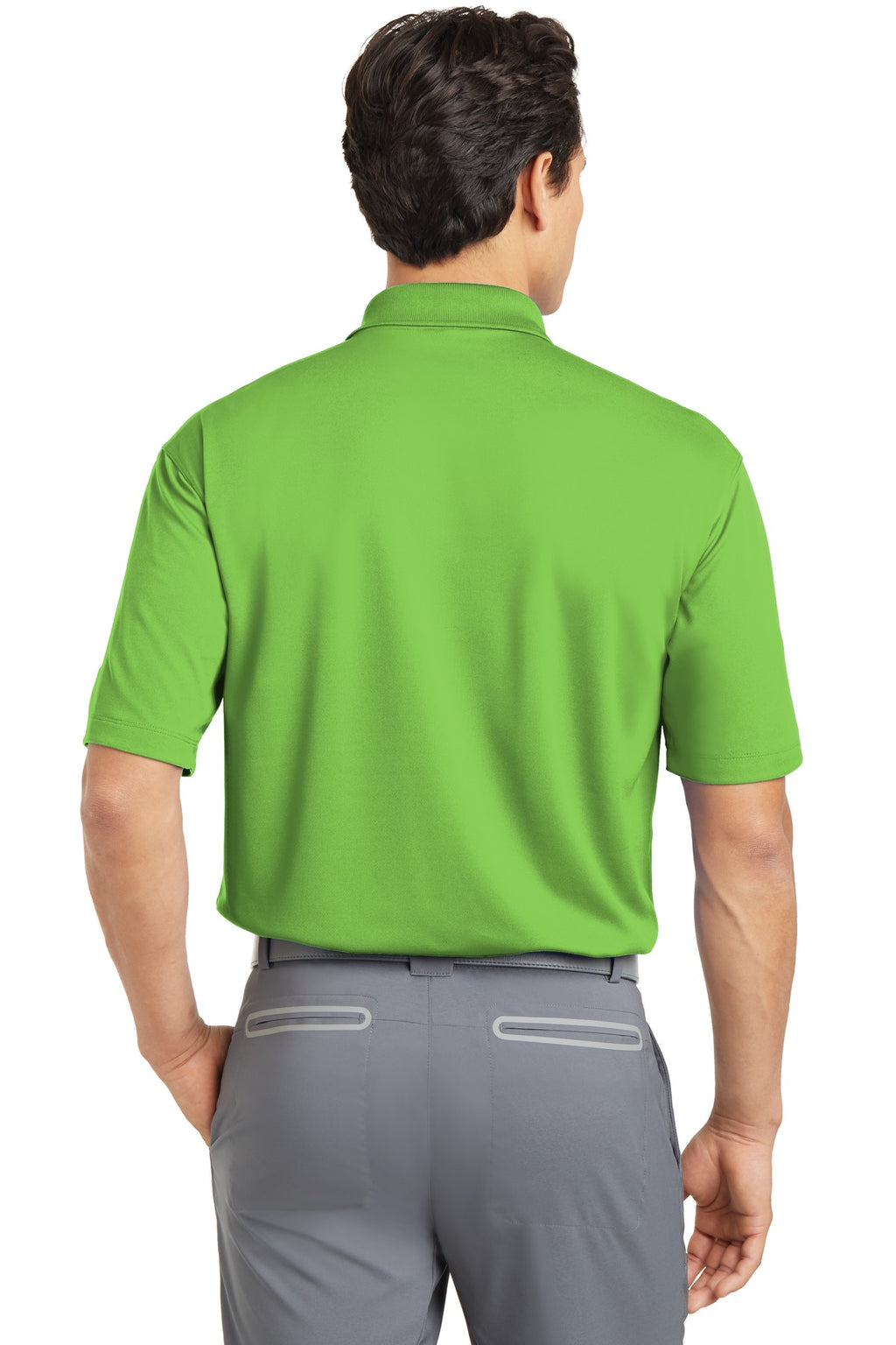 DISCONTINUED Nike Dri-FIT Micro Pique Polo. 363807 - Action Green - back