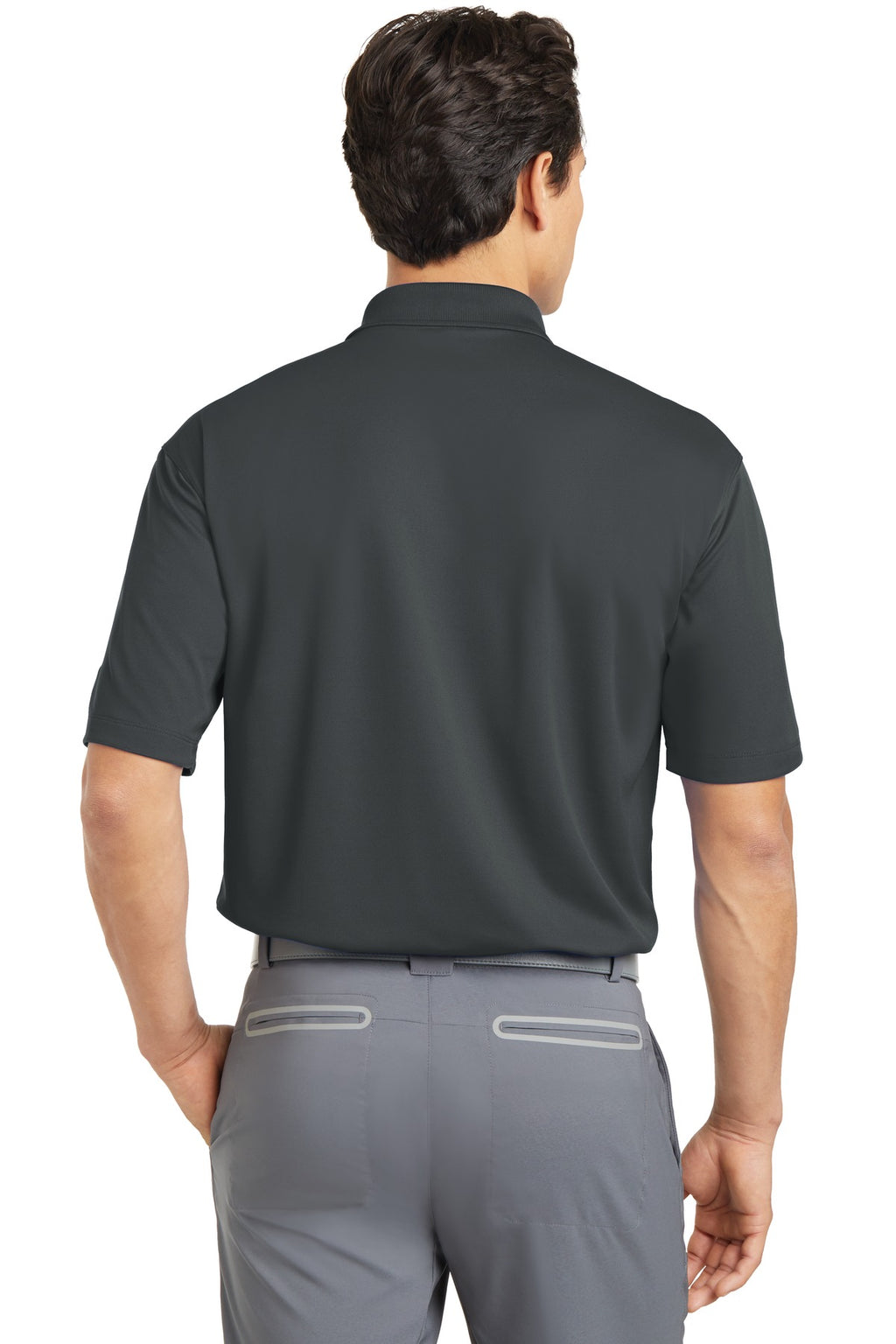 DISCONTINUED Nike Dri-FIT Micro Pique Polo. 363807 - Anthracite - back
