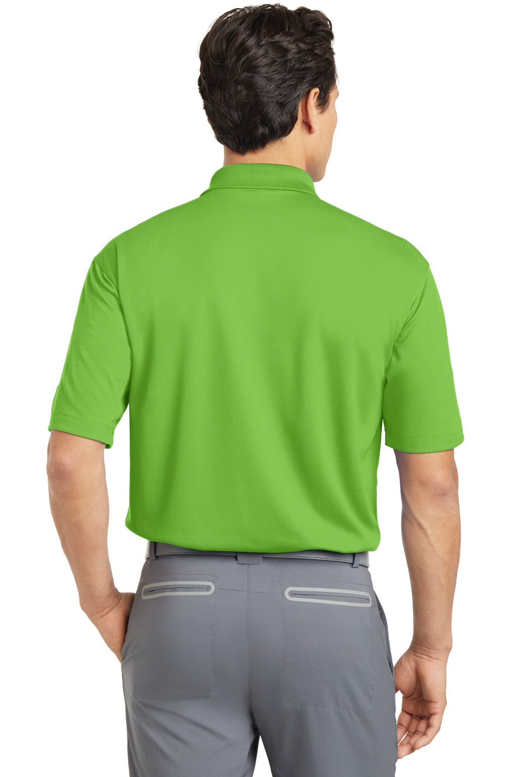 DISCONTINUED Nike Dri-FIT Micro Pique Polo. 363807 - Mean Green - back