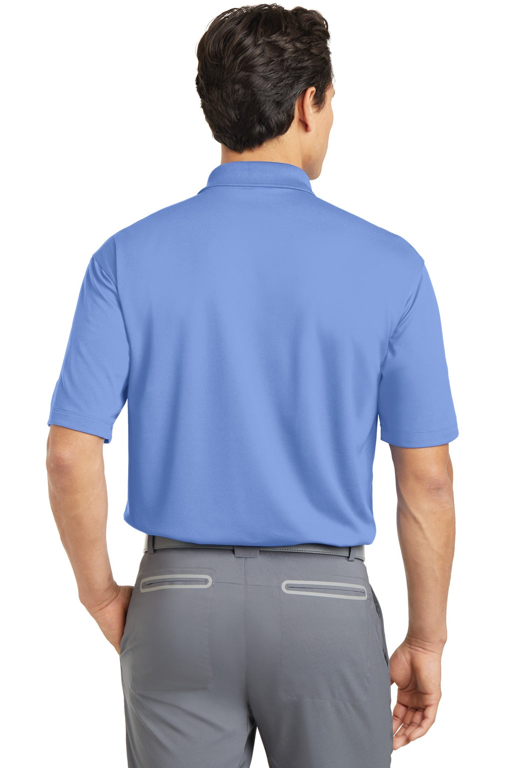 DISCONTINUED Nike Dri-FIT Micro Pique Polo. 363807 - Valor Blue - back