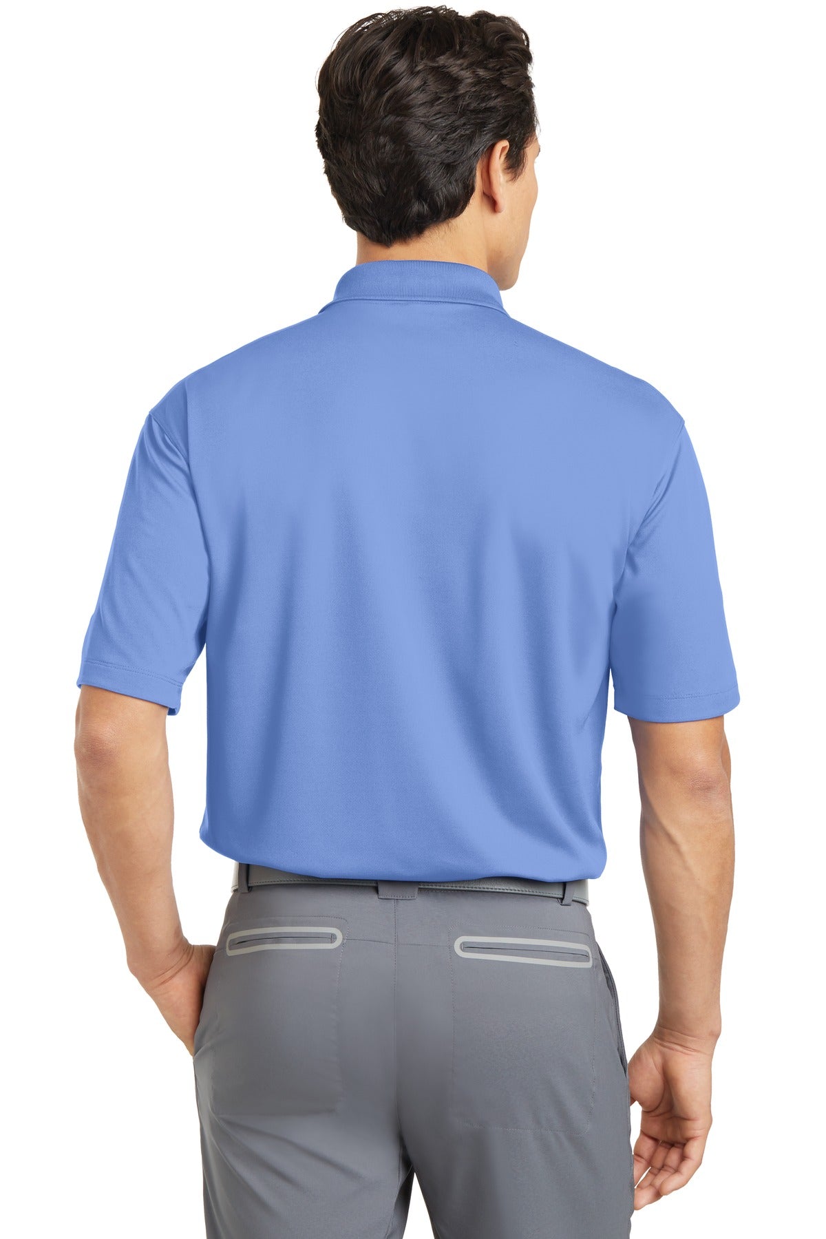 DISCONTINUED Nike Dri-FIT Micro Pique Polo. 363807 - Valor Blue - back