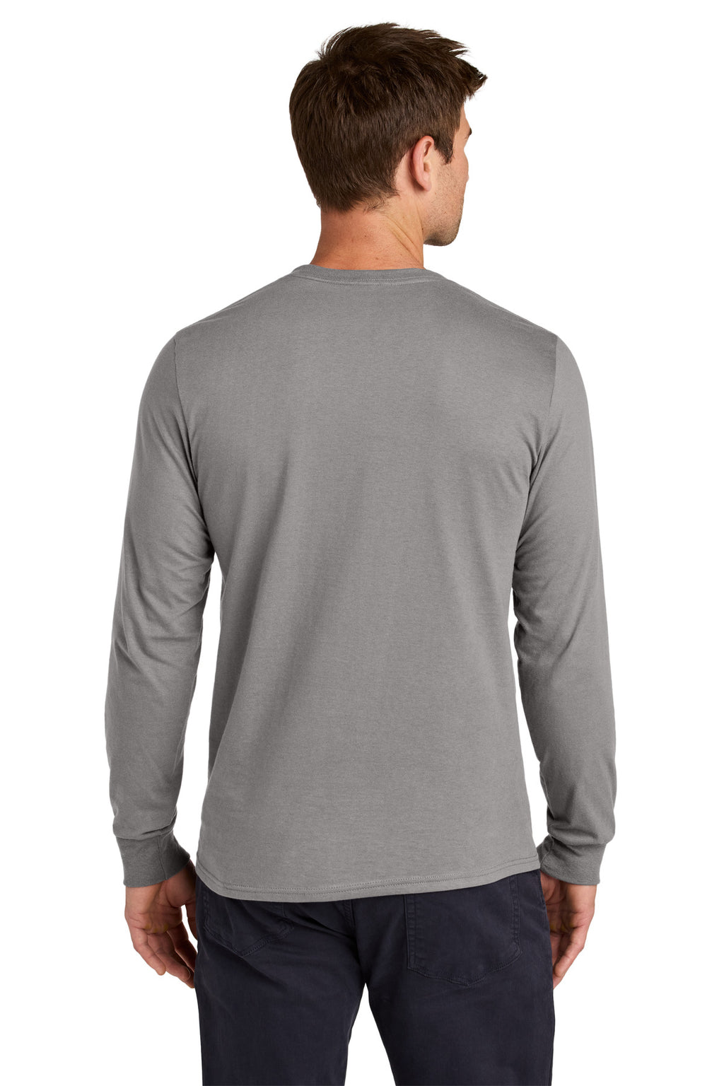 Jerzees Classics Unisex Cotton Long Sleeve T-Shirt 363L - Rock - back